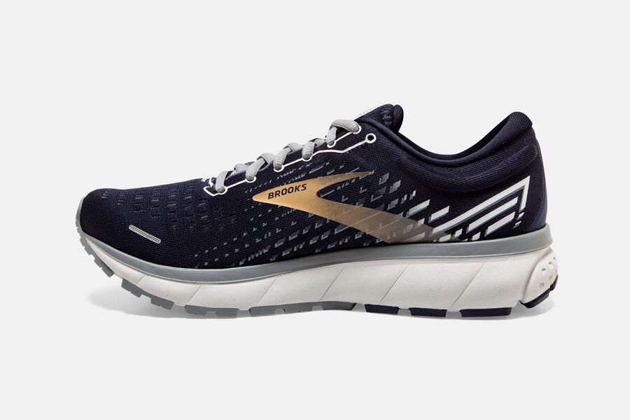 Brooks Israel Ghost 13 Road Running Shoes Mens - Black/Gold - CZA-048793